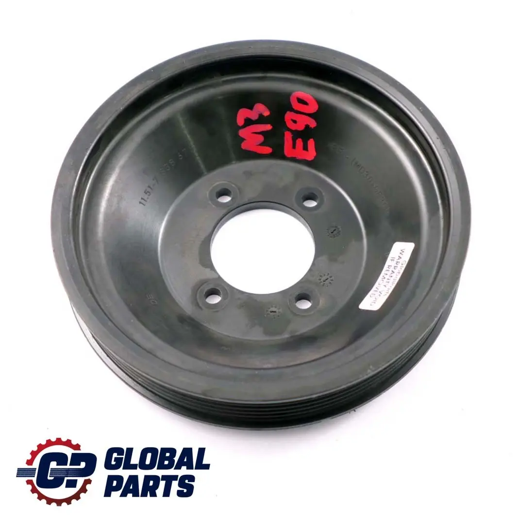 Water Pump Pulley to BMW 3 Series E90 E92 E93 M3 S85 Engine with Part number 7838676 BMW 3 Series E90 E92 E93 M3 S85 Engine Water Pump Pulley - SKU 7838676 - Part number 7838676
