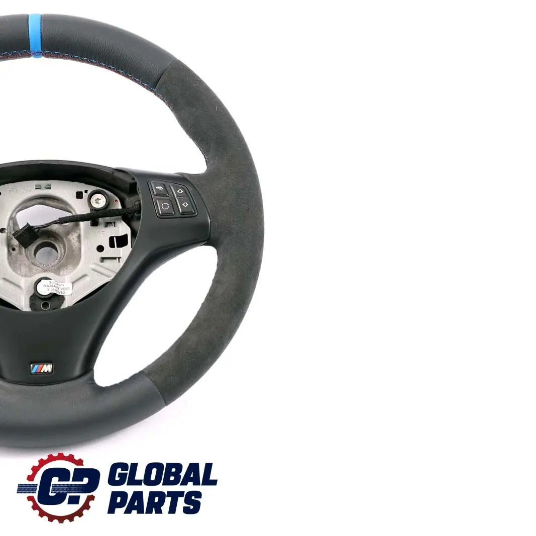 Nuevo Volante De Cuero Negro Manillar Grueso M-Sport para BMW E87 E90 E91 E92 con número de pieza 7839114 BMW E87 E90 E91 E92 Nuevo Volante De Cuero Negro Manillar Grueso M-Sport - SKU 7839114-7 - Número de pieza 7839114