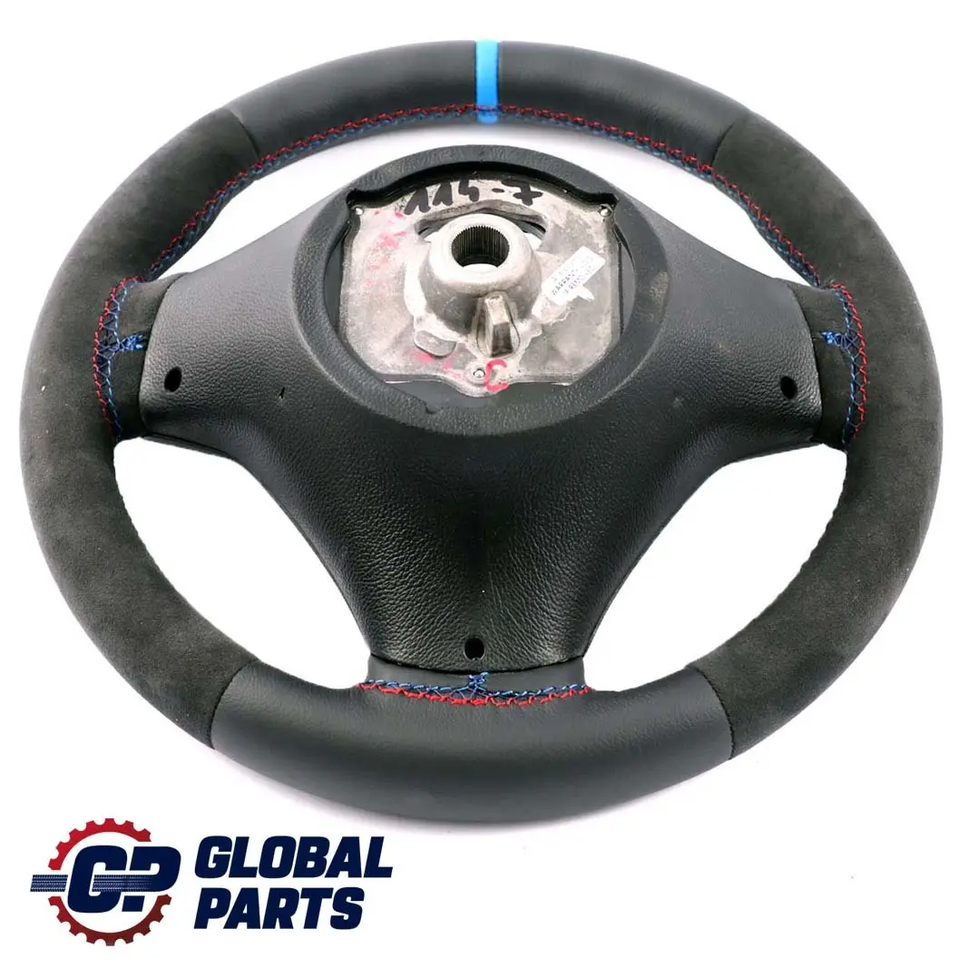 NUOVA Pelle Nera / Alcantara M-Sport Volante Denso per BMW E87 E90 E91 E92 con numero di parte 7839114 BMW E87 E90 E91 E92 NUOVA Pelle Nera / Alcantara M-Sport Volante Denso - SKU 7839114-7 - Numero di parte 7839114