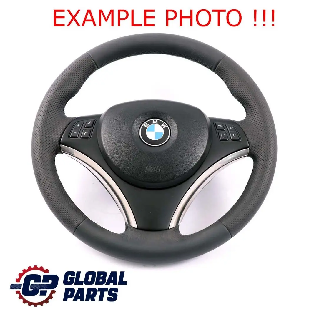 NEU Leder M Sport Look Lenkrad Lederlenkrad für BMW E81 E87 E90 E91 E92 mit Teilenummer 6795570 BMW E81 E87 E90 E91 E92 NEU Leder M Sport Look Lenkrad Lederlenkrad - SKU 7839114 - Teilenummer 6795570