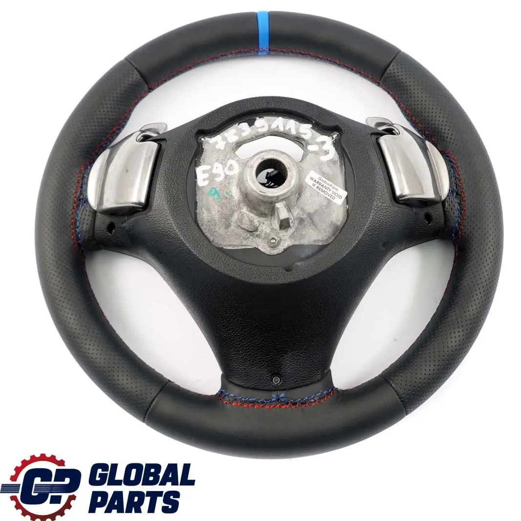 Leather M-Sport Thick Steering Wheel Paddle Shift to BMW E87 E90 E91 E92 E93 NEW with Part number 7839115 BMW E87 E90 E91 E92 E93 NEW Leather M-Sport Thick Steering Wheel Paddle Shift - SKU 7839115-3 - Part number 7839115