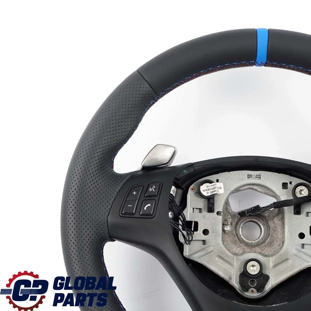 Nuova Pelle Nera M-SPORT Volante Spesso Leve del Cambio per BMW E87 E90 E91 E92 E93 con numero di parte 7839115 BMW E87 E90 E91 E92 E93 Nuova Pelle Nera M-SPORT Volante Spesso Leve del Cambio - SKU 7839115-3 - Numero di parte 7839115