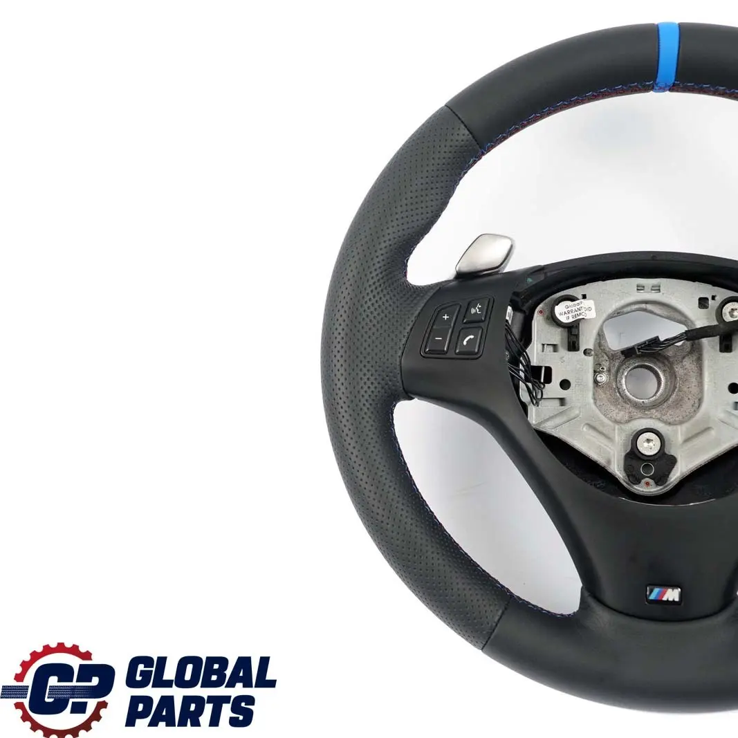 BMW E87 E90 E91 E92 E93 NEU Schwarz Leder M-Sport Dickes Lenkrad Paddelschieber - SKU 7839115-3 - Teilenummer 7839115
