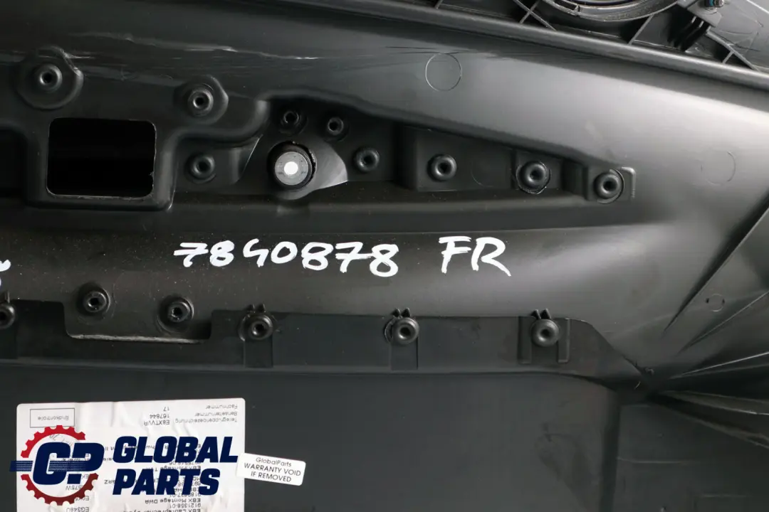 BMW E88 Pannello Porta Davanti Destra Tessuto Flashpoint Nero - SKU 7840878 - Numero di parte 7840878