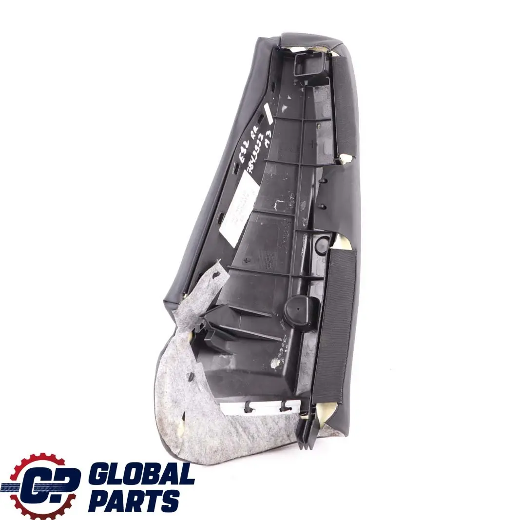 BMW 3 E92 M3 Coupe Rear Seat Side Finisher Cover Right O/S Leather Schwarz - SKU 7843922 - Part number 7843922