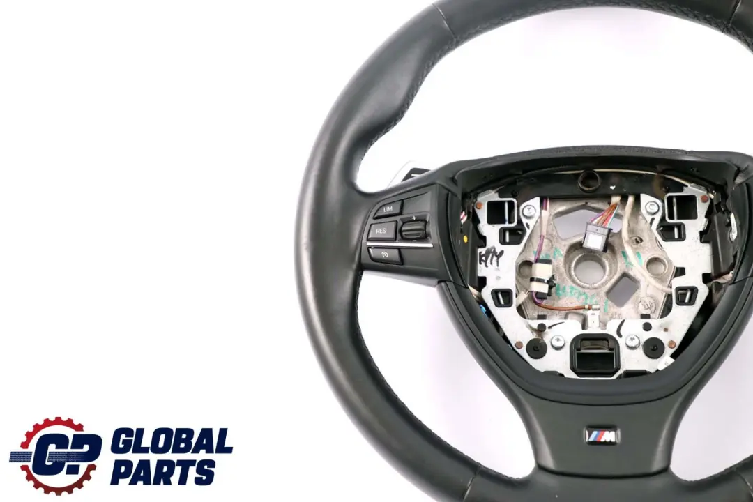 BMW F01 LCI F10 F11 F12 F07 Leather M-Sport Thick Steering Wheel Paddle Shift - SKU 7844103 - Part number 7844103