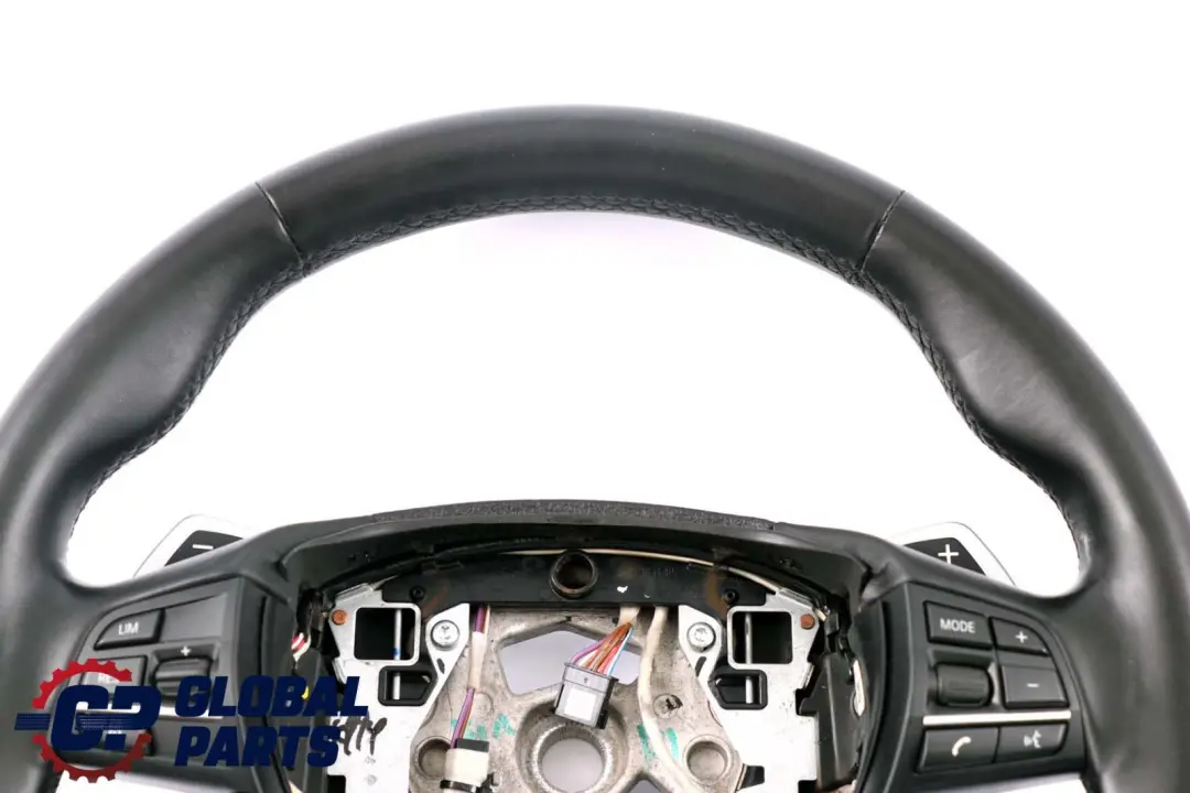 Leather M-Sport Thick Steering Wheel Paddle Shift to BMW F01 LCI F10 F11 F12 F07 with Part number 7844103 BMW F01 LCI F10 F11 F12 F07 Leather M-Sport Thick Steering Wheel Paddle Shift - SKU 7844103 - Part number 7844103