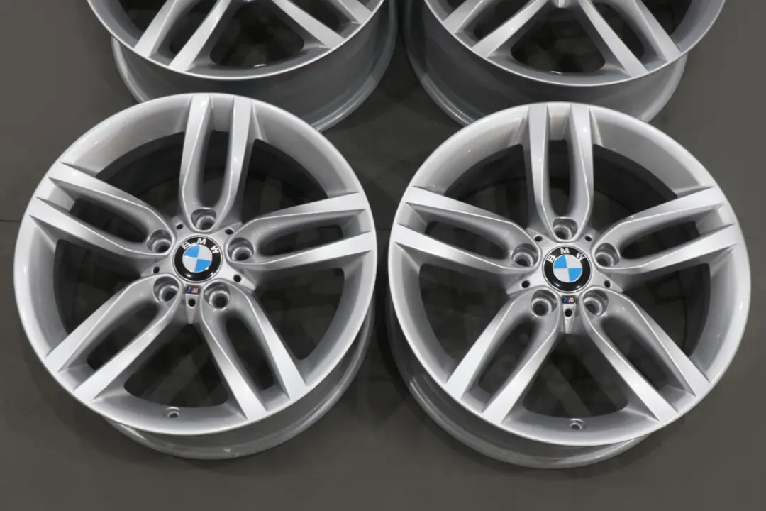 Complete Set 4x Wheel Alloy Rim 18" M Double Spoke 461 to BMW 1 Series F20 F21 F22 with Part number 7846785 BMW 1 Series F20 F21 F22 Complete Set 4x Wheel Alloy Rim 18" M Double Spoke 461 - SKU 7845785 - Part number 7846785
