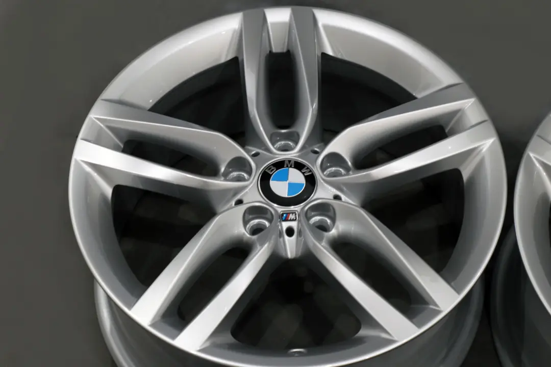 Complete Set 4x Wheel Alloy Rim 18" M Double Spoke 461 to BMW 1 Series F20 F21 F22 with Part number 7846785 BMW 1 Series F20 F21 F22 Complete Set 4x Wheel Alloy Rim 18" M Double Spoke 461 - SKU 7845785 - Part number 7846785