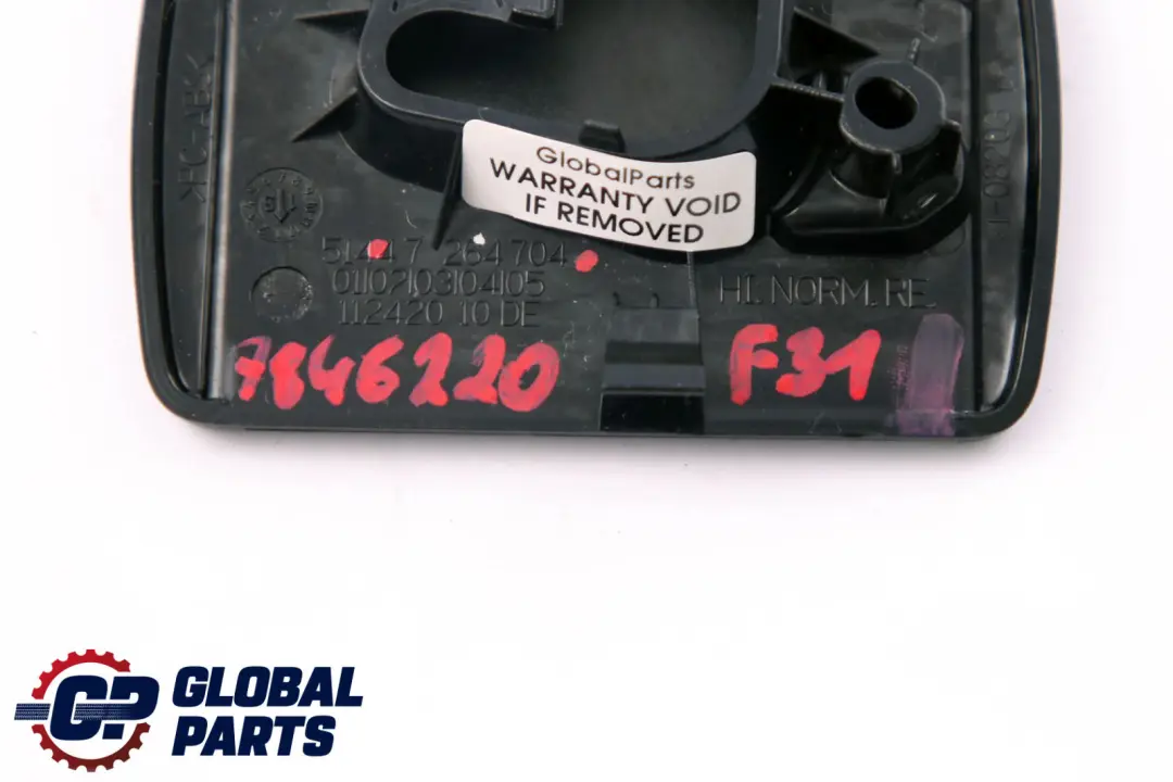 BMW F31 Cubierta Montaje Red Área de Carga Trasera Derecha 7264704 - SKU 7846220 - Número de pieza 7846220