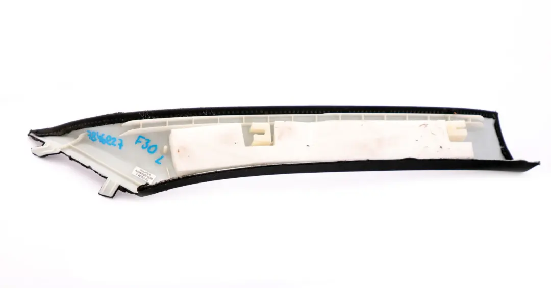 BMW F30 F31 Tapa Columna A Interior Delantera Izquierda Negro - SKU 7846227 - Número de pieza 7296015