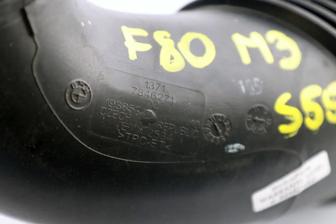 BMW 3 4 Reihe F80 M3 F82 F83 M4 S55 Reinluftrohr oben ZYL. 4-6 1371 - SKU 7846271 - Teilenummer 7846271
