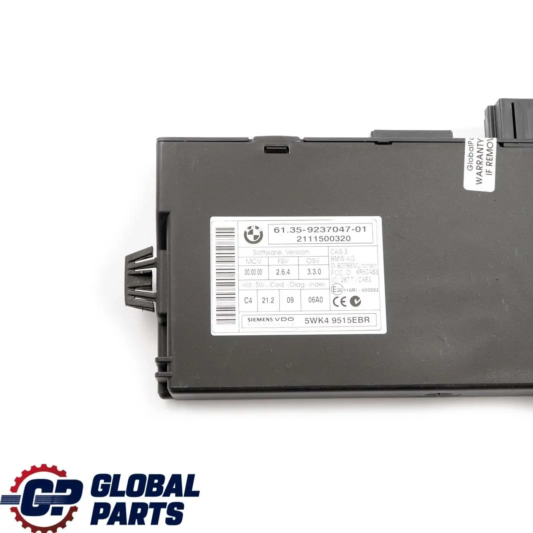 BMW E90 E92 E93 M3 Motor S65 420PS Steuergerät DME + CAS3 + 2 Schlüss - SKU 7846409-1 - Teilenummer 7846409