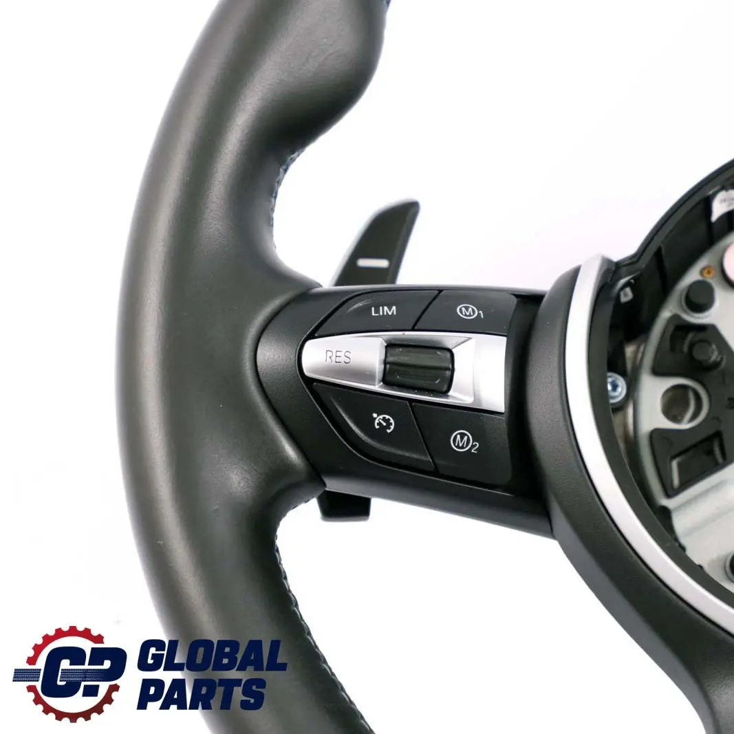Kierownica M Sport Czarna Skóra Łopatki do BMW F87 M2 F80 M3 F82 M4 o numerze 7847606 BMW F87 M2 F80 M3 F82 M4 Kierownica M Sport Czarna Skóra Łopatki - SKU 7847606 - Numer Części 7847606