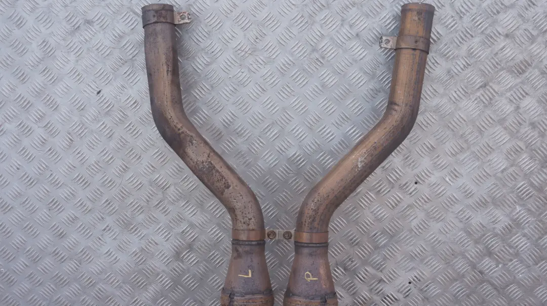 Exhaust Middle Cat Catalytic Silencer X-pipe to BMW 3 Series E90 E92 E93 M3 with Part number 7848117 BMW 3 Series E90 E92 E93 M3 Exhaust Middle Cat Catalytic Silencer X-pipe - SKU 7848117 - Part number 7848117