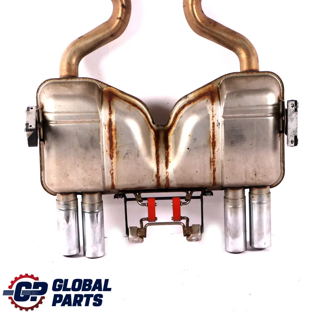 Exhaust Silencer Muffler Back Box Double Twin Pipe to BMW 3 E92 E93 M3 1 Rear with Part number 7848119 BMW 3 E92 E93 M3 1 Rear Exhaust Silencer Muffler Back Box Double Twin Pipe - SKU 7848119-1 - Part number 7848119