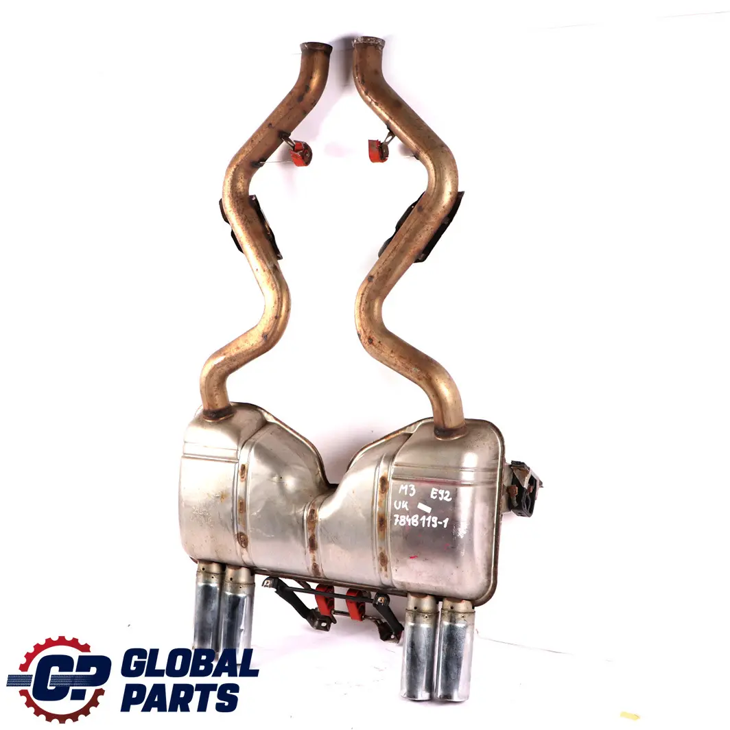 Exhaust Silencer Muffler Back Box Double Twin Pipe to BMW 3 E92 E93 M3 1 Rear with Part number 7848119 BMW 3 E92 E93 M3 1 Rear Exhaust Silencer Muffler Back Box Double Twin Pipe - SKU 7848119-1 - Part number 7848119