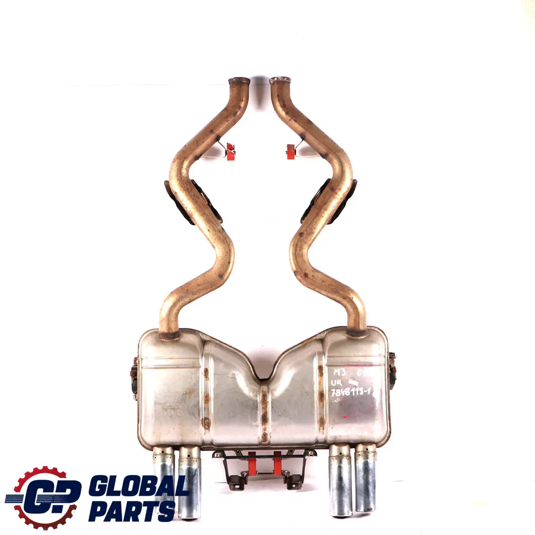 Exhaust Silencer Muffler Back Box Double Twin Pipe to BMW 3 E92 E93 M3 1 Rear with Part number 7848119 BMW 3 E92 E93 M3 1 Rear Exhaust Silencer Muffler Back Box Double Twin Pipe - SKU 7848119-1 - Part number 7848119