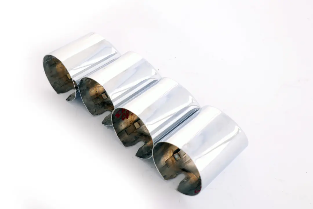 Chrome Exhaust Tailpipe Tip Pipe Trim Set to BMW M3 F80 M4 F82 F83 with Part number 7848537 BMW M3 F80 M4 F82 F83 Chrome Exhaust Tailpipe Tip Pipe Trim Set - SKU 7848537-1 - Part number 7848537