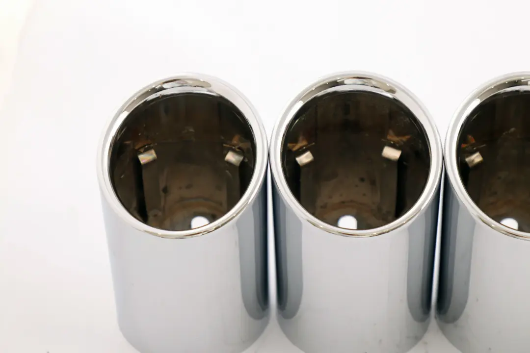 BMW M3 F80 M4 F82 F83 Chrome Exhaust Tailpipe Tip Pipe Trim Set - SKU 7848537-1 - Part number 7848537