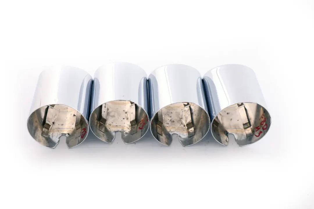BMW M3 F80 M4 F82 F83 Chrome Exhaust Tailpipe Tip Pipe Trim Set - SKU 7848537-1 - Part number 7848537