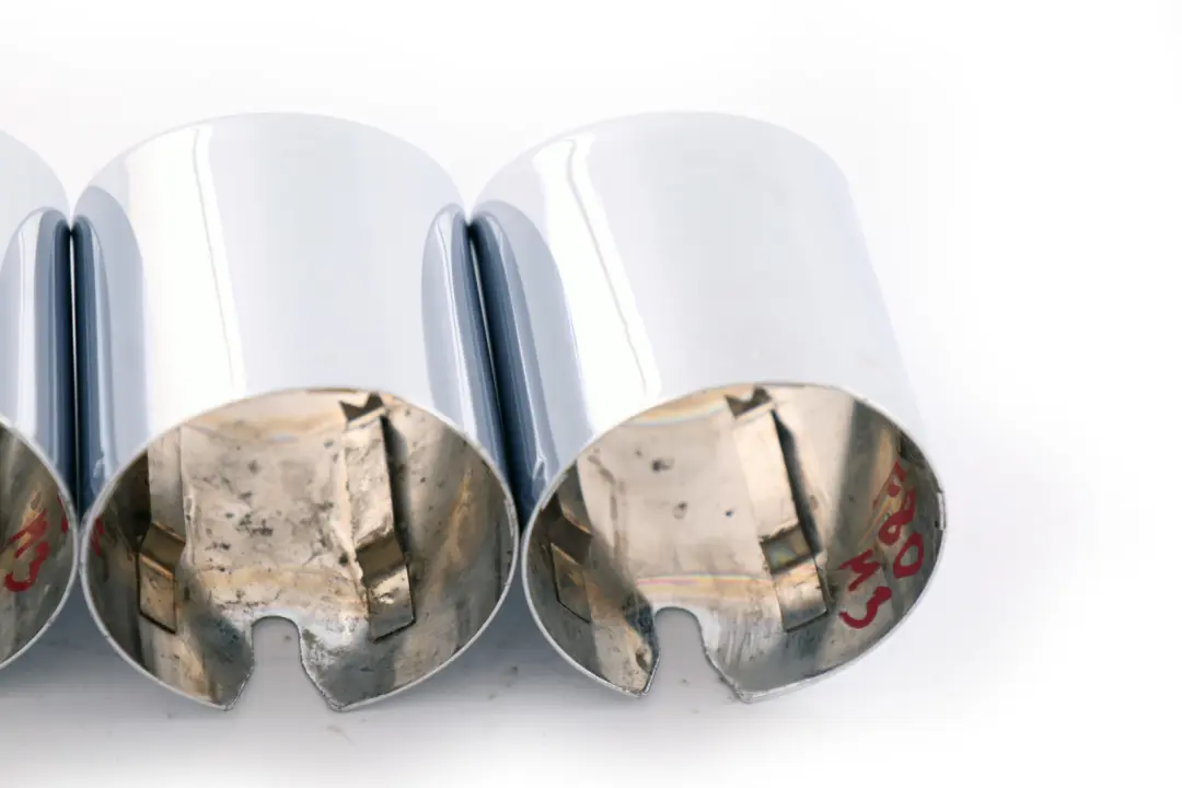 Chrome Exhaust Tailpipe Tip Pipe Trim Set to BMW M3 F80 M4 F82 F83 with Part number 7848537 BMW M3 F80 M4 F82 F83 Chrome Exhaust Tailpipe Tip Pipe Trim Set - SKU 7848537-1 - Part number 7848537