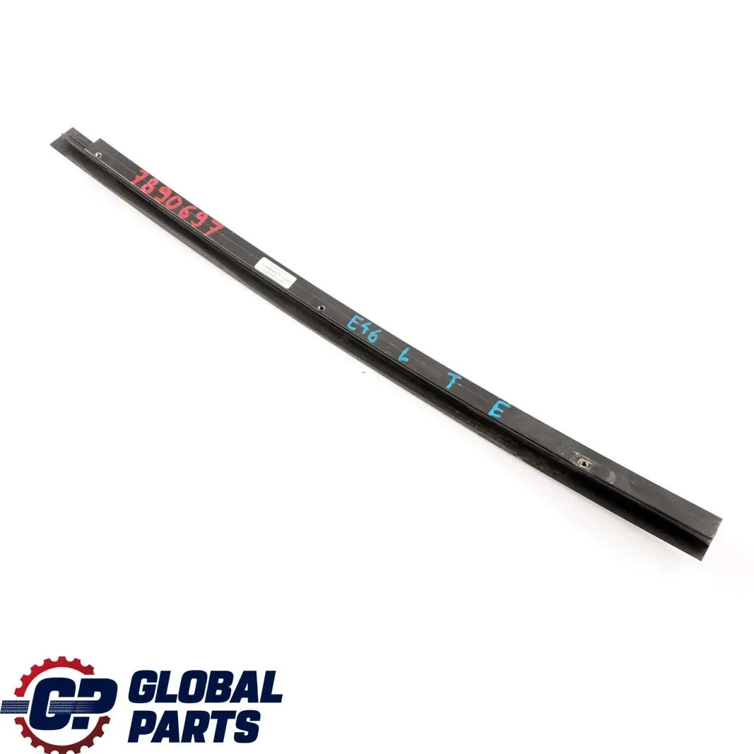 BMW E46 Familiare Apertura Fensterf?hrungssteg SX Nero Lucido Dietro - SKU 7890697 - Numero di parte 7890697