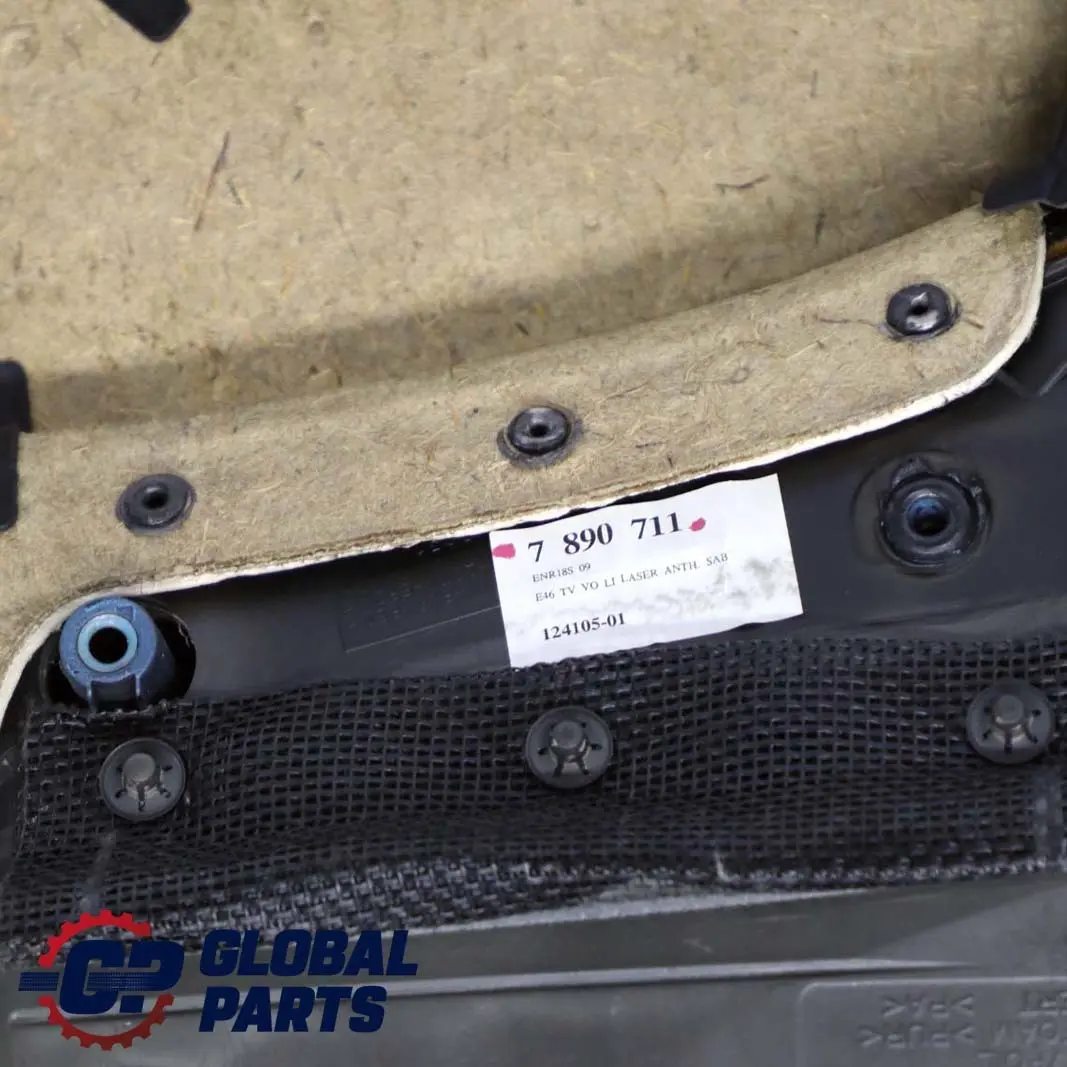 BMW 3 E46 Limousine Kombi Türverkleidung Vorn Links Stoff Laser Anthrazit - SKU 7890711 - Teilenummer 7890711