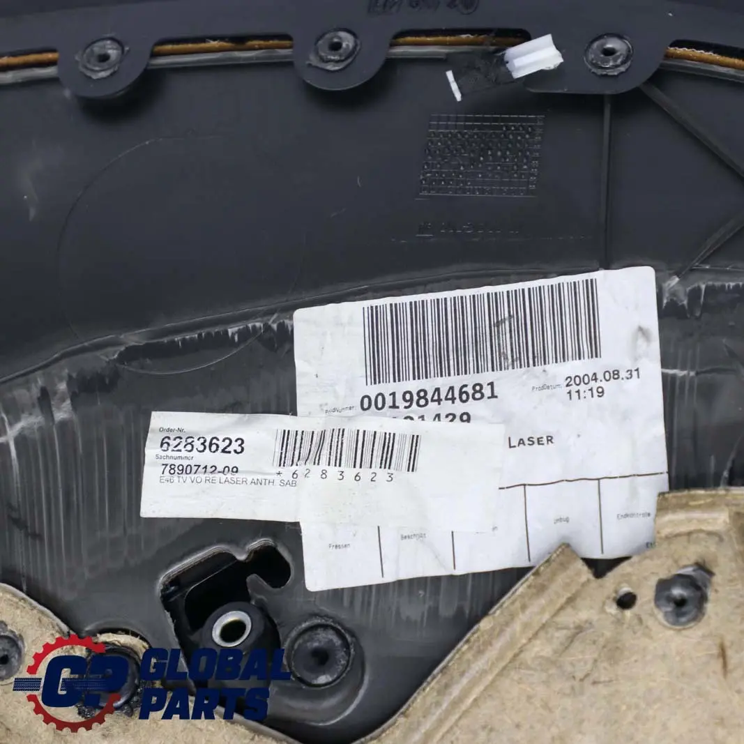Front Right O/S Trim Panel Door Card Cloth Laser to BMW 3 E46 Saloon Touring with Part number 7890712 BMW 3 E46 Saloon Touring Front Right O/S Trim Panel Door Card Cloth Laser - SKU 7890712 - Part number 7890712