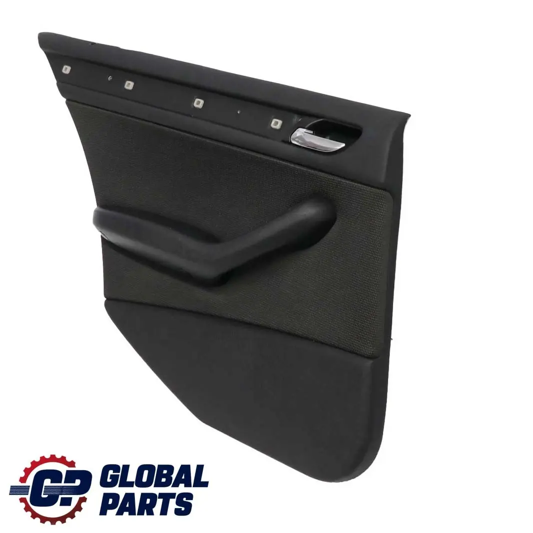 Left N/S Trim Panel Door Card Cloth Laser to BMW 3 E46 Saloon Touring Rear with Part number 7890715 BMW 3 E46 Saloon Touring Rear Left N/S Trim Panel Door Card Cloth Laser - SKU 7890715 - Part number 7890715