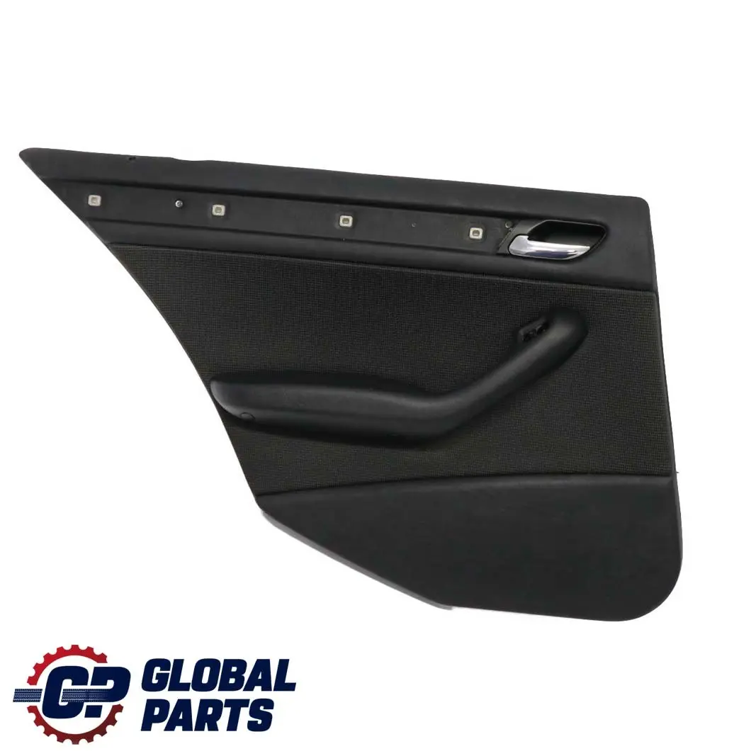 Left N/S Trim Panel Door Card Cloth Laser to BMW 3 E46 Saloon Touring Rear with Part number 7890715 BMW 3 E46 Saloon Touring Rear Left N/S Trim Panel Door Card Cloth Laser - SKU 7890715 - Part number 7890715