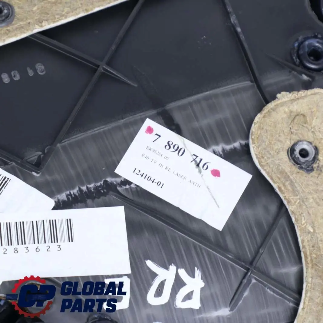 Right O/S Trim Panel Door Card Cloth Laser to BMW 3 E46 Saloon Touring Rear with Part number 7890716 BMW 3 E46 Saloon Touring Rear Right O/S Trim Panel Door Card Cloth Laser - SKU 7890716 - Part number 7890716