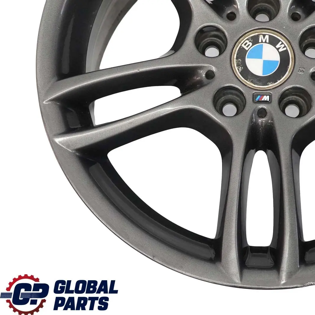 BMW E81 E87 Grey Rear Alloy Wheel Rim 18" M Double Spoke 261 8,5J ET:52 - SKU 7891051-5 - Part number 7891051