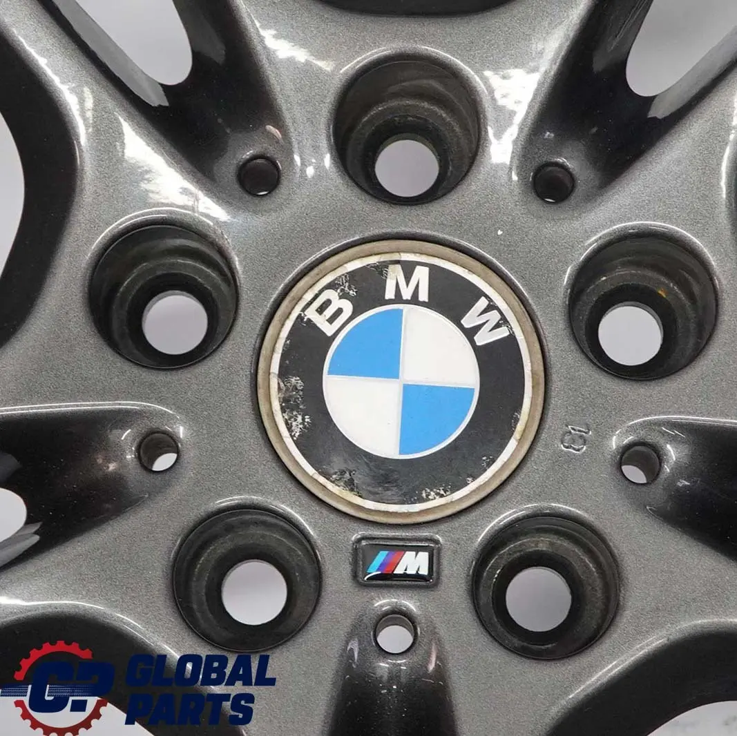 Grau Hinten Alu Felge Alufelge 18" M Doppelspeiche 261 8,5J für BMW E81 E87 mit Teilenummer 7891051 BMW E81 E87 Grau Hinten Alu Felge Alufelge 18" M Doppelspeiche 261 8,5J - SKU 7891051-5 - Teilenummer 7891051