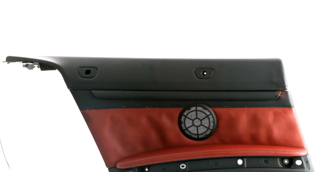 Left N/S Lateral Trim Panel Lining Leather Red to BMW 3 Series E93 M3 Cabrio Rear with Part number 7891115 BMW 3 Series E93 M3 Cabrio Rear Left N/S Lateral Trim Panel Lining Leather Red - SKU 7891115 - Part number 7891115