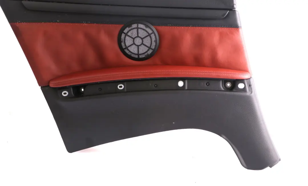 Left N/S Lateral Trim Panel Lining Leather Red to BMW 3 Series E93 M3 Cabrio Rear with Part number 7891115 BMW 3 Series E93 M3 Cabrio Rear Left N/S Lateral Trim Panel Lining Leather Red - SKU 7891115 - Part number 7891115