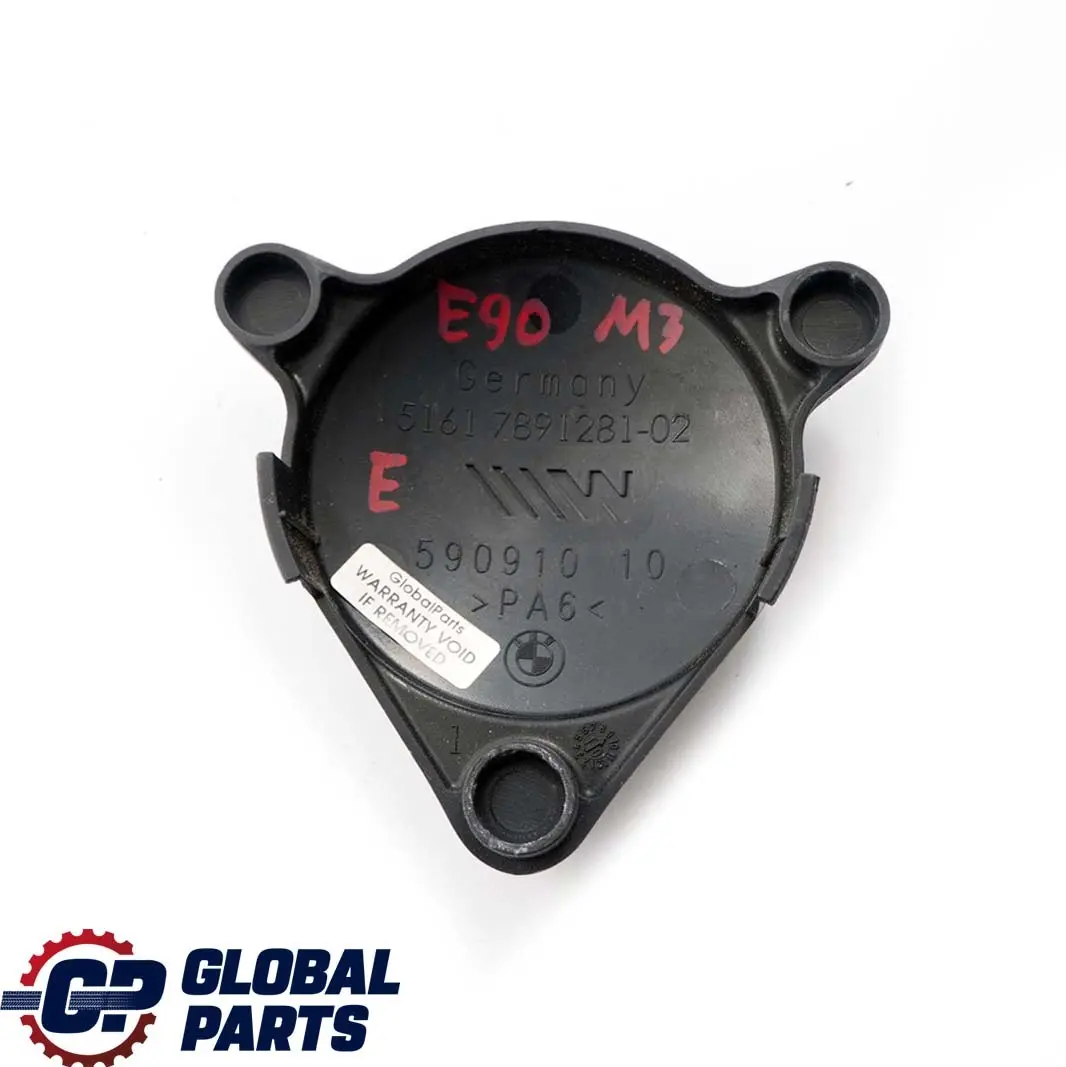 BMW 3 Series E90 E92 E93 M3 Front Strut Brace Covering Cap Black - SKU 7891281 - Part number 7891281