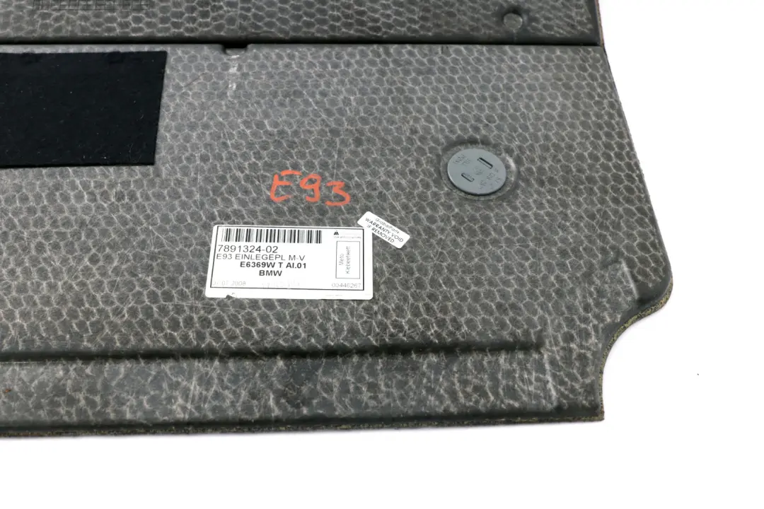 Osłona Podłogi Bagażnika do BMW E93 Cabrio o numerze 7891324 BMW E93 Cabrio Osłona Podłogi Bagażnika - SKU 7891324 - Numer Części 7891324