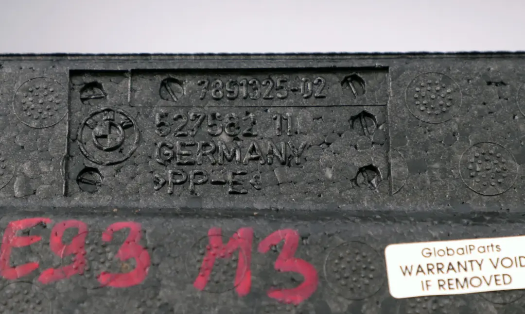 BMW E93 M3 Pokrywa Osłona Uchwytu Koła Zapasowego - SKU 7891325 - Numer Części 