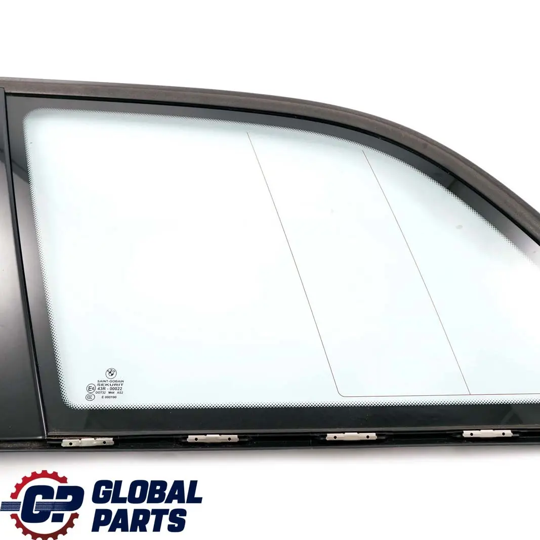 BMW 3 E46 Touring Rear Left N/S Side Window Glass Green AS2 High Gloss Strip - SKU 7891405 - Part number 7891405