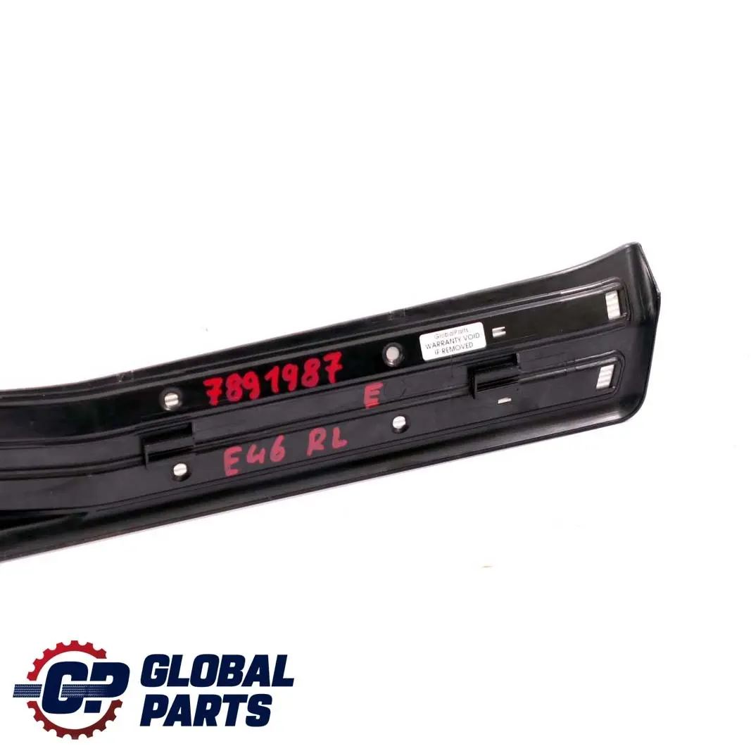 Left Entrance Door Sill Cover Trim Strip pour BMW E46 M Sport Rear à propos du numéro de pièce 8219187 BMW E46 M Sport Rear Left Entrance Door Sill Cover Trim Strip - SKU 7891987 - Numéro de pièce 8219187