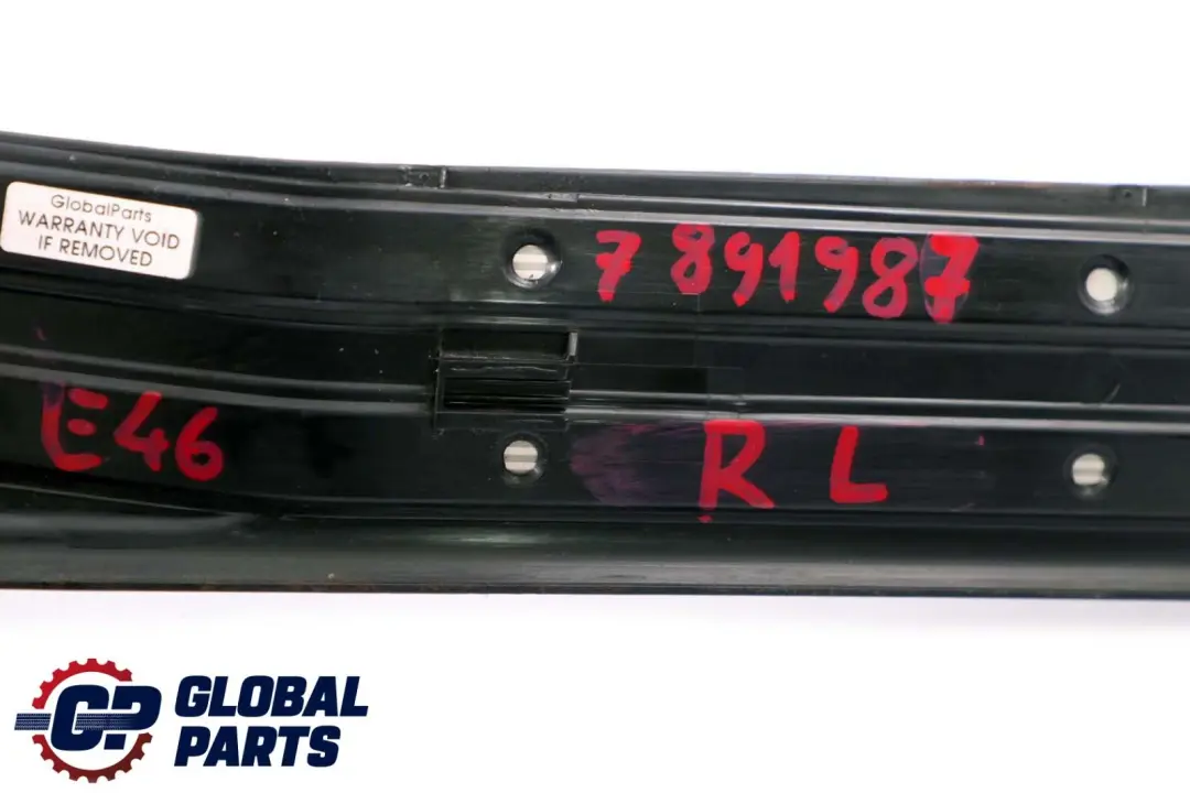 Set Entrance Door Cover Trim Sill Strip to BMW 3 Series E46 Saloon M Sport with Part number 7894857 BMW 3 Series E46 Saloon M Sport Set Entrance Door Cover Trim Sill Strip - SKU 7894857 - Part number 7894857