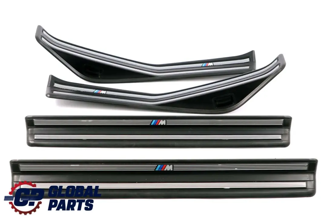 Set Entrance Door Cover Trim Sill Strip to BMW 3 Series E46 Saloon M Sport with Part number 7894857 BMW 3 Series E46 Saloon M Sport Set Entrance Door Cover Trim Sill Strip - SKU 7894857 - Part number 7894857