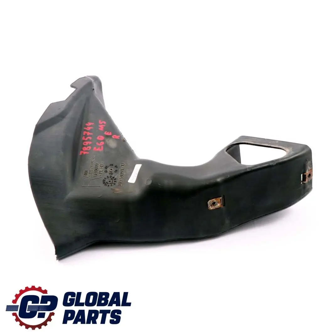 Front Bumper Brake Air Duct Right O/S 7898242 to BMW 5 Series E60 E61N LCI M5 with Part number 7895744 BMW 5 Series E60 E61N LCI M5 Front Bumper Brake Air Duct Right O/S 7898242 - SKU 7895744 - Part number 7895744