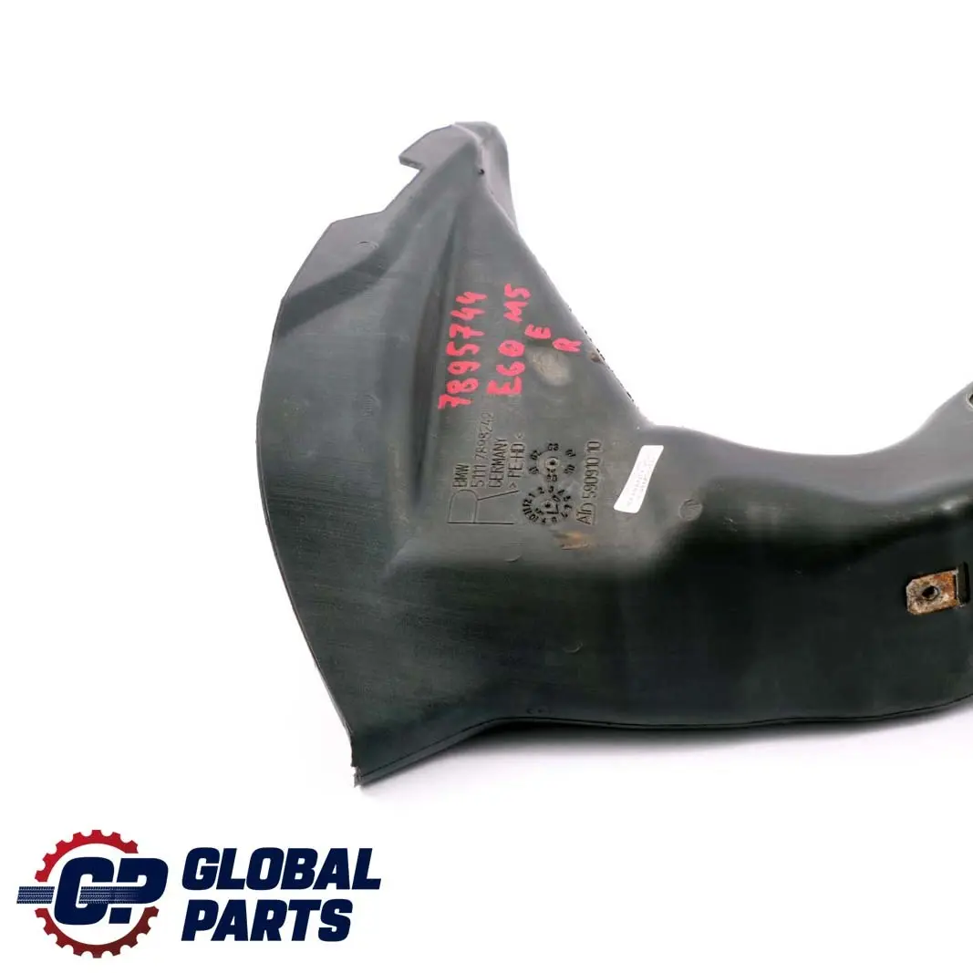 Front Bumper Brake Air Duct Right O/S 7898242 to BMW 5 Series E60 E61N LCI M5 with Part number 7895744 BMW 5 Series E60 E61N LCI M5 Front Bumper Brake Air Duct Right O/S 7898242 - SKU 7895744 - Part number 7895744
