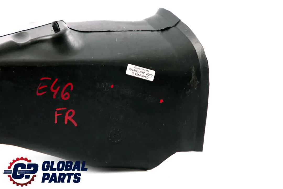 Aerodynamic Front Right Brake Air Duct O/S to BMW 3 Series E46 with Part number 7896408 BMW 3 Series E46 Aerodynamic Front Right Brake Air Duct O/S - SKU 7896408 - Part number 7896408
