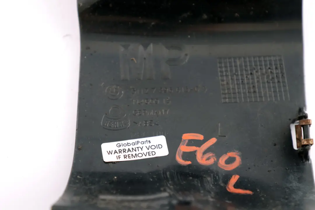 BMW E60 M Sport Ślizg Uchwyt Wspornika Zderzaka Lewy Tył - SKU 7896615 - Numer Części 7896615