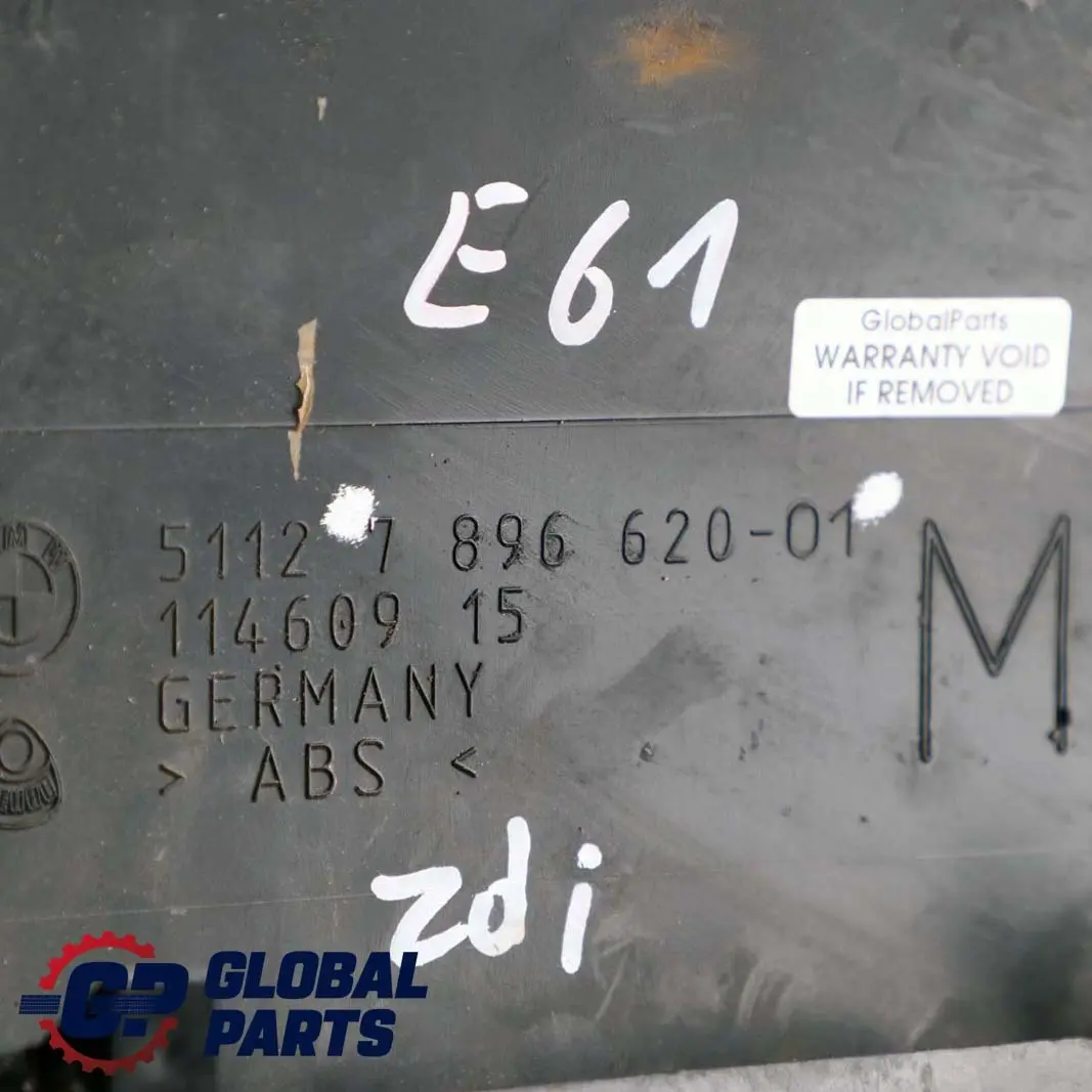 Bumper Tow Bar Hook Hole Cover Cap to BMW 5 Series E60 E61 M Sport Rear with Part number 7896620 BMW 5 Series E60 E61 M Sport Rear Bumper Tow Bar Hook Hole Cover Cap - SKU 7896620 - Part number 7896620