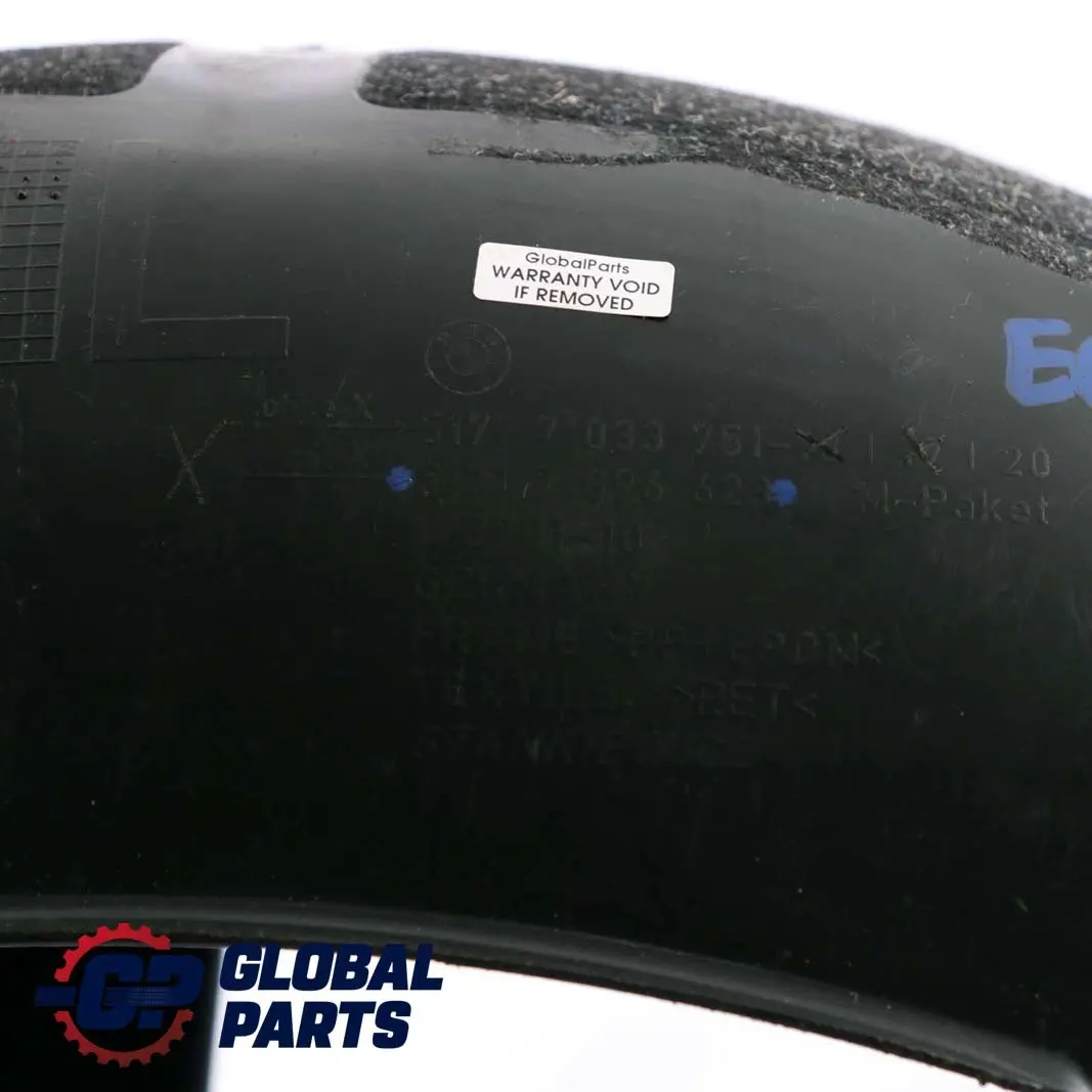 arch housing rear left N/S 7033751 to BMW 5 SERIES E60 E60N LCi Cover wheel with Part number 51717896623 BMW 5 SERIES E60 E60N LCi Cover wheel arch housing rear left N/S 7033751 - SKU 7896623 - Part number 51717896623