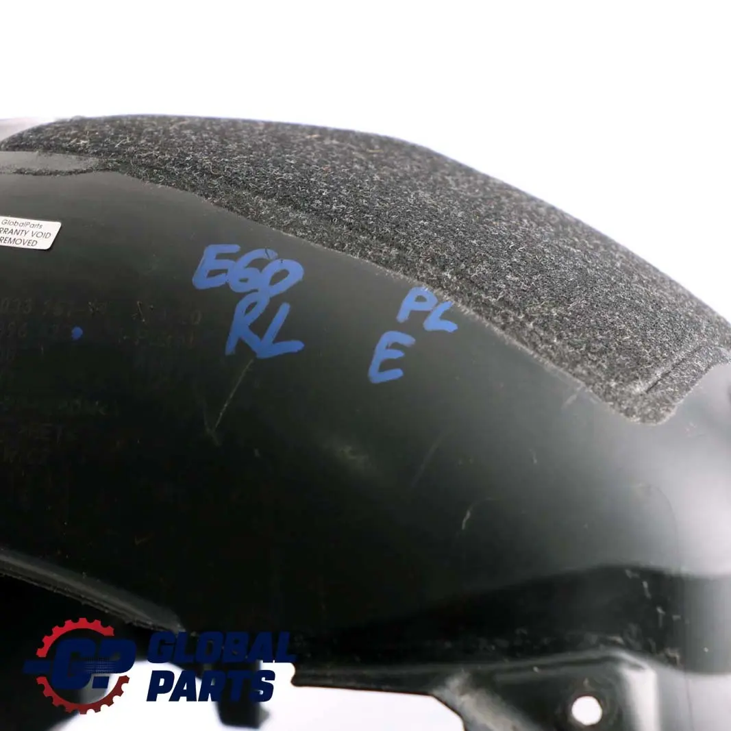 Tapa paso De rueda trasero izquierdo 7033751 para BMW E60 E60N LCi con número de pieza 51717896623 BMW E60 E60N LCi Tapa paso De rueda trasero izquierdo 7033751 - SKU 7896623 - Número de pieza 51717896623